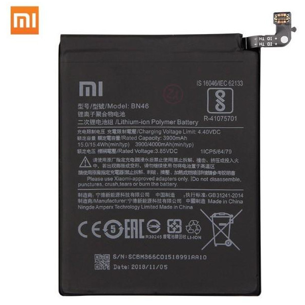 Batteria BN46 per Xiaomi Redmi Note 6, Redmi Note 8 - 8T