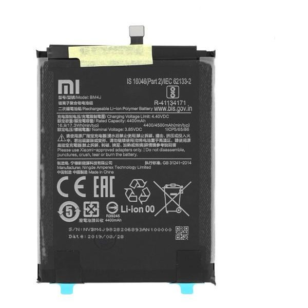 Batteria Originale per Xiaomi Note 8 Pro BM4J 46BM4JA030H8