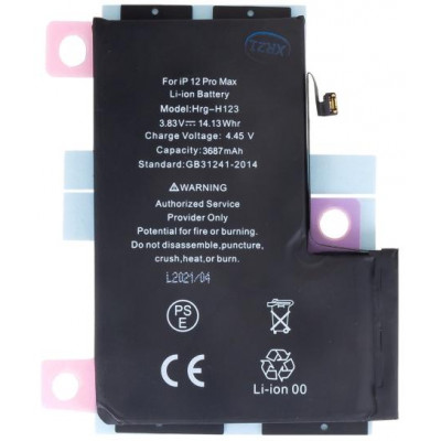 Batteria per iPhone 12 Pro Max 3687mAh Li-Ion