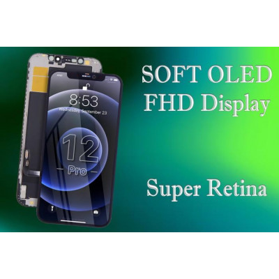 Lcd iPhone 12/12Pro Oled Soft FHD Selezione A+ Alta Qualita