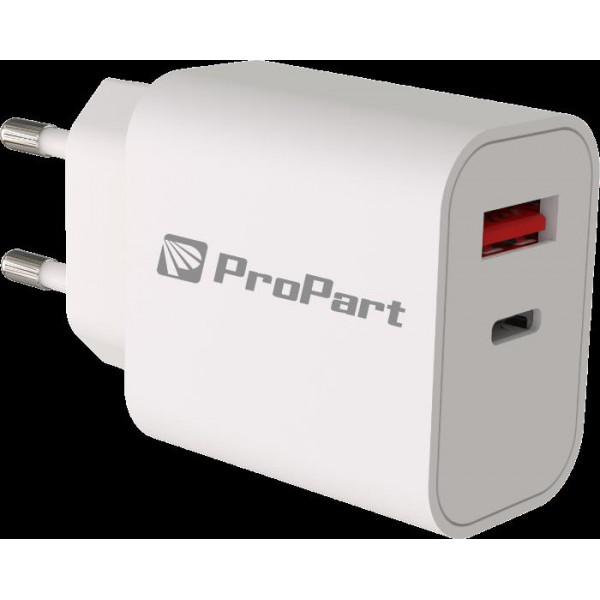 Caricabatteria 20 Watt PDQC USB-C + A Modello E693-PDQC20W