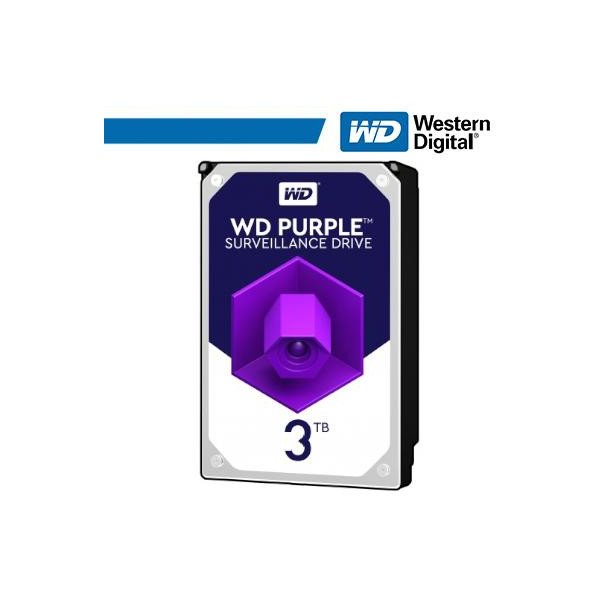 Western Digital HDD int.3TB WD33PURZ, PURPLE