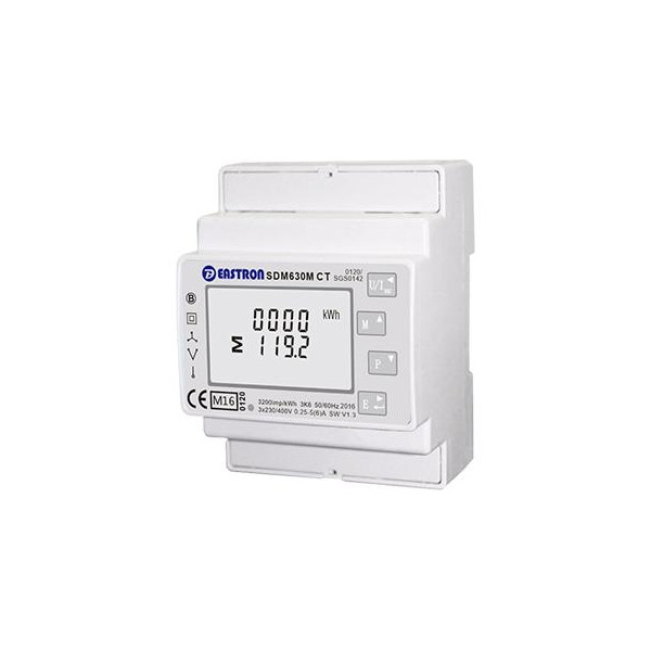 METER Contatore di energia trifase SDM630 V2 Certificato MID