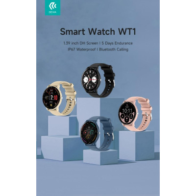 DEVIA Smart Watch modello WT1 APP DaFit Beige