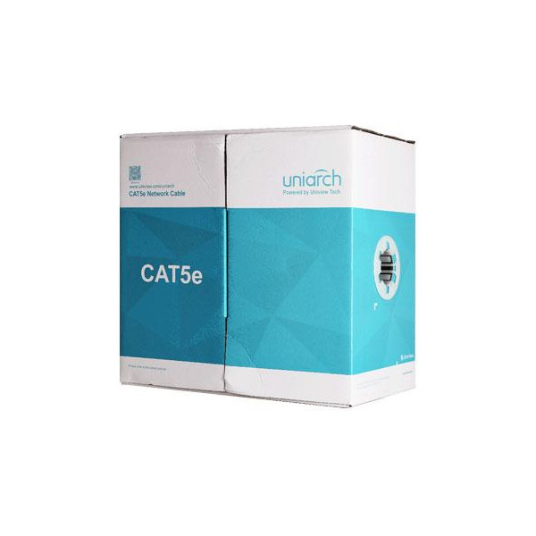 Cavo ethernet CAT5E UTP LSZH 8 fili 24AWG, Rame, 305metri