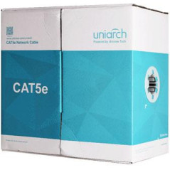 Cavo ethernet CAT5E UTP LSZH 8 fili 24AWG, Rame, 305metri