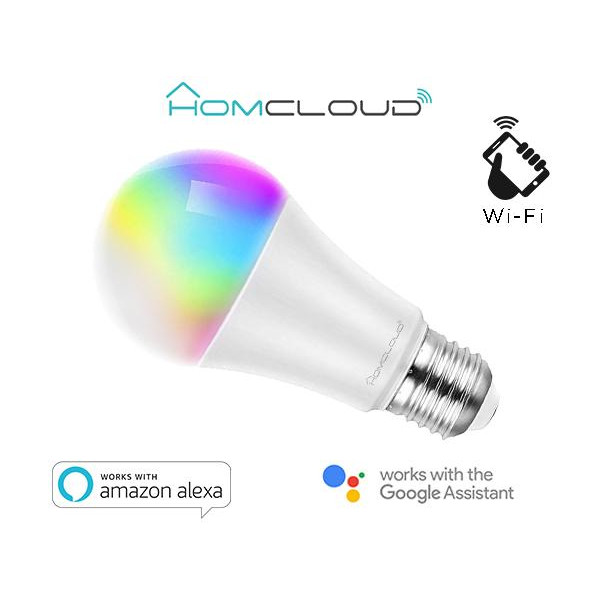 Lampadina Wi-FI RGB + Bianco CCT E27 dimmerabile