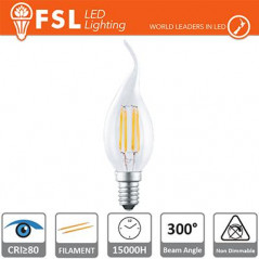 Lampada Filamento Colpo di Vento - 4W 4000K E14