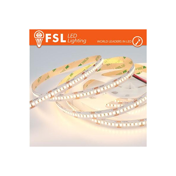 Striscia LED 5m IP20 2835 24V - 16W/m 240led/m 3000K