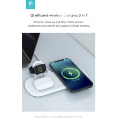 Caricatore Wireless QI Smartphone Watch e Airpod 15W