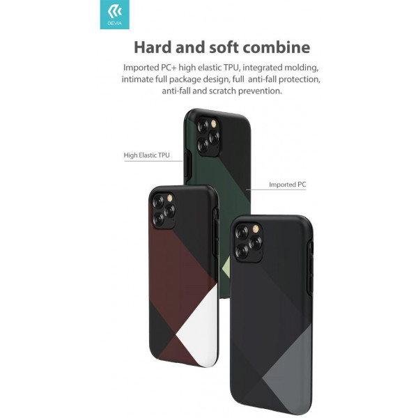 Cover Simple Style per iPhone 11 Pro Max Grigia