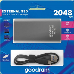 Hard disk esterno USB Type-c 2TB Goodram SSDPR-HL100-2T