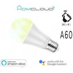 Lampadina Wi-Fi Bianco CCT E27 A60 dimmerabile 