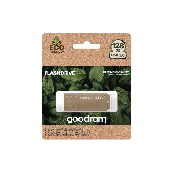 Pendrive GoodRAM 128GB UME3 GREEN USB 3.0 - retail blister