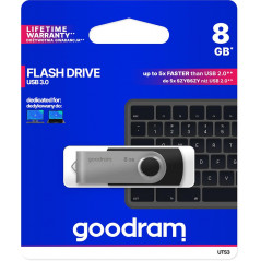 Pendrive GoodRAM 8GB UTS3 BLACK USB 3.0 - retail blister