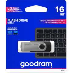 Pendrive GoodRAM 16GB UTS3 BLACK USB 3.0 - retail blister