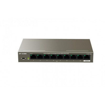 Switch 9 porte Gbit con 8 porte PoE+ IP-COM IC-G1109P-8-102W