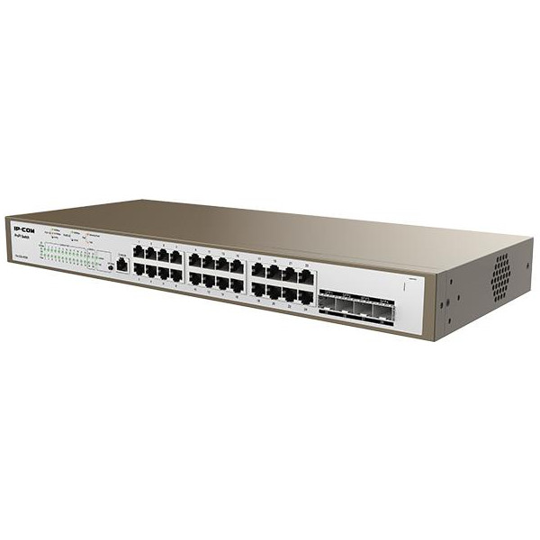 ProFi Switch 24 port Gigabit PoE + 4 SFP 410W - IP-COM