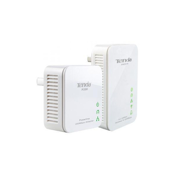 Tenda 300Mbps WiFi Powerline Extender Starter Kit 2 Units