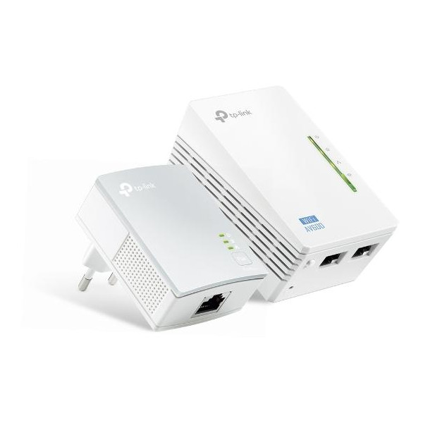 Kit 2 powerline WiFi 2.4 GHz AV600 2+1 porte LAN TL-WPA4220
