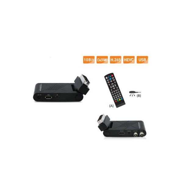 Decoder scart NORDEMENDE DVB-T2 H.265 HEVEC HD/FullHD 10bit