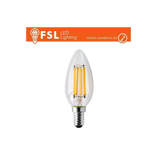 Lampada Filamento Oliva - 4W 4000K E14