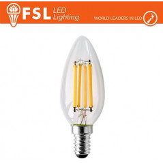 Lampada Filamento Oliva - 4W 4000K E14