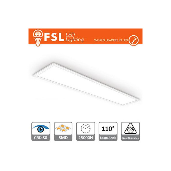 Pannello LED 30x120cm - 48W 4000K CRI80 EDGE-LIT