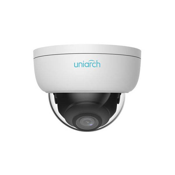 3MP Uniarch Minidome IPCamera, Ottica 4.0mm Ik10 con Audio