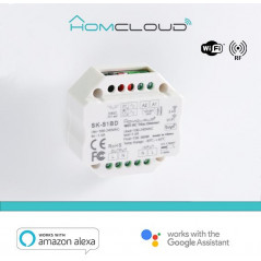 Modulo Smart Dimmer 220V AC Triac 1CHx1.5A Wi-Fi+RF 2.4G