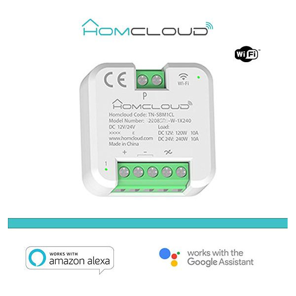 Modulo Pulsante Relè Wi-Fi 12/24V 1CH