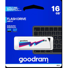 Pendrive GoodRAM 16GB UCL2 WHITE USB 2.0 - retail blister