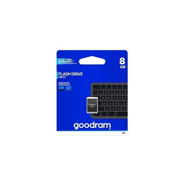 Pendrive Goodram UPI2 8GB USB MINI 2.0 blk - retail blister