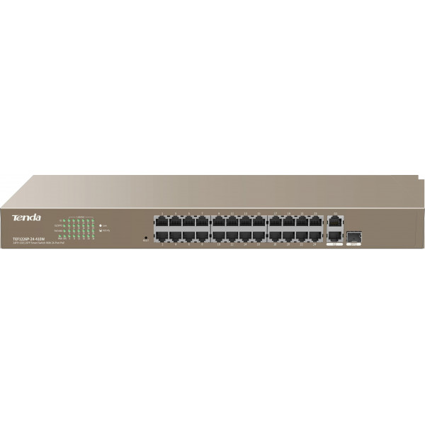 Switch PoE Web Smart 24 porte 10/100+2Gb+2SFP Combo 440W