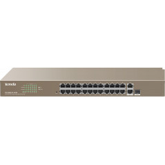 Switch PoE Web Smart 24 porte 10/100+2Gb+2SFP Combo 440W