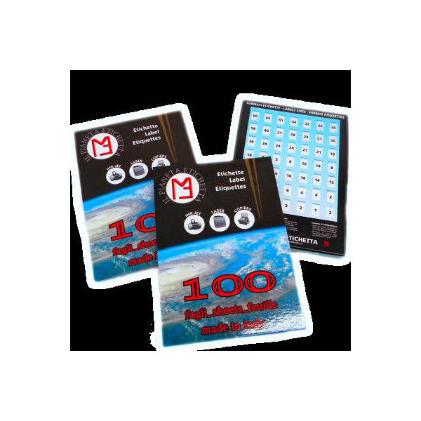 Etichette adesive 105X42 - 14 etichette/foglio - 100 fogli