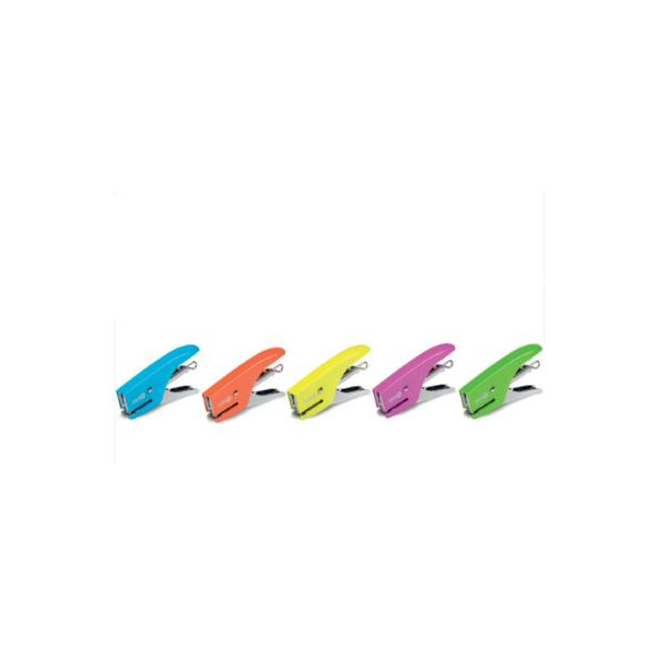 Cucitrice a pinza MINI 8 FLUO punto chiuso - arancione