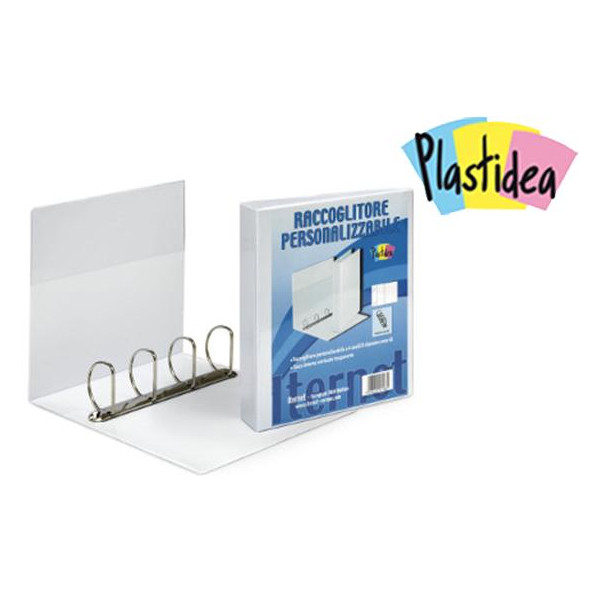 RACCOGLITORI PERSONALIZZABILI A 4 ANELLI D Ømm.40 BIANCO