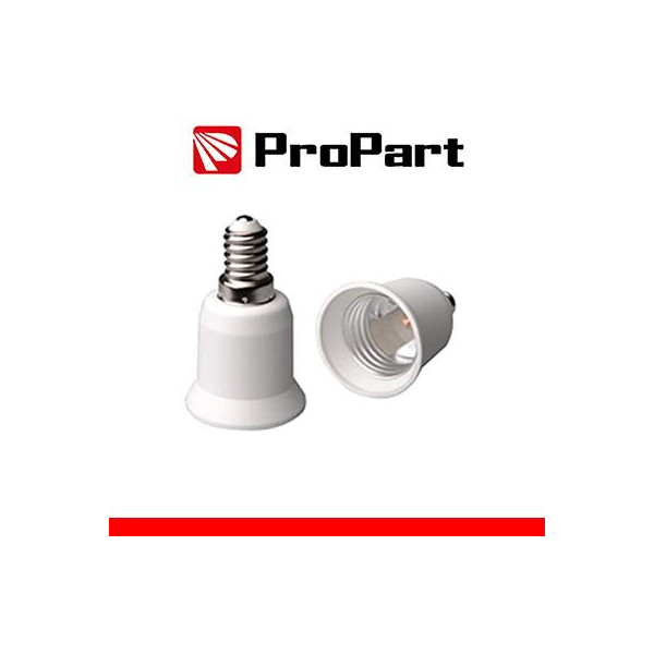 Adattatore per lampada da E14 a E27 - 2A 250V - 40W max