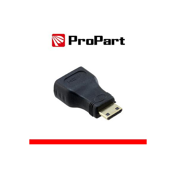 Adattatore Spina HDMI Mini(tipo C)–Presa HDMI(19PIN) dorato