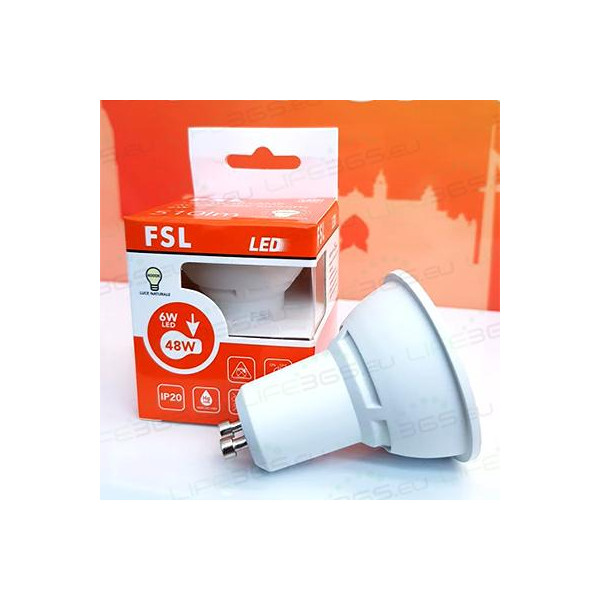 GU10 Lampadina LED - 6,5W 2700K 510LM 38° CRI80 Dimmerabile