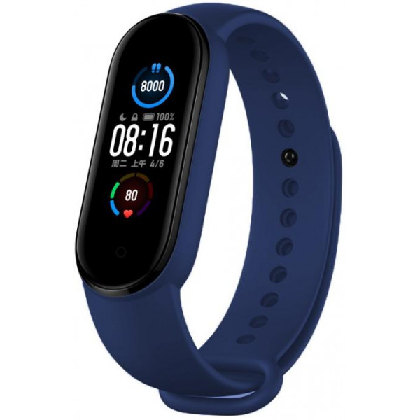 Bracciale in silicone per Xiaomi watch band Mi 5 Sport Blu