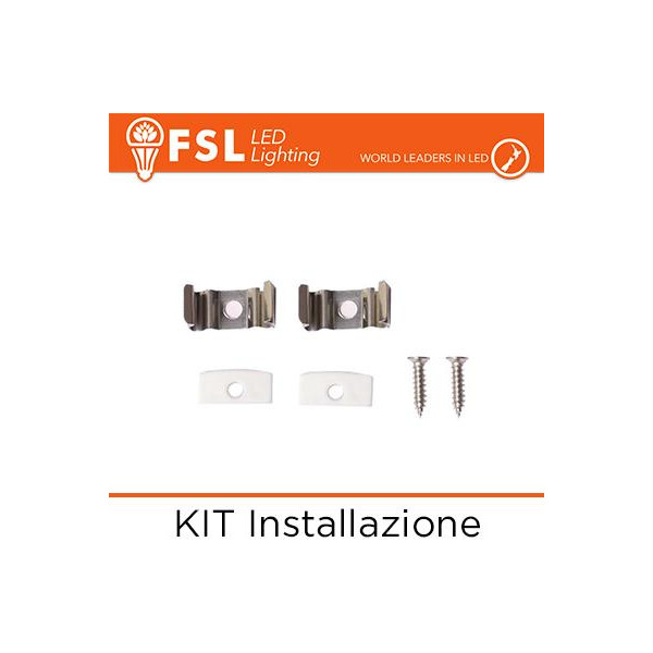 KIT Installazione per Profilo a U