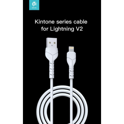 Kintone Cavo Lightning Apple 5V 2.1A 1M Carica e dati Bianco
