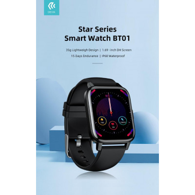 Devia Smart Watch touch BT01 impermeabile IP68 10 funzioni
