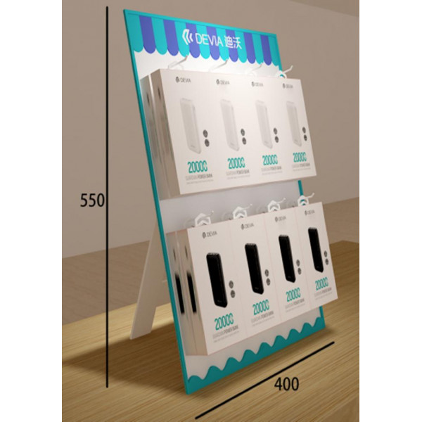 Espositore da Banco 8 Ganci Devia in Plexiglass 550 x 400 mm