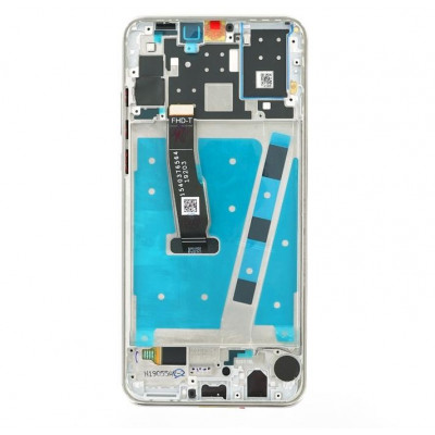 Lcd per Huawei P30 Lite per 48 Mpx LCD con Frame Bianco