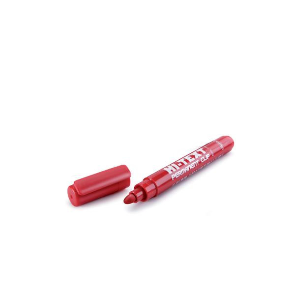Indelebile punta tonda 4mm - 12 pezzi - ROSSO