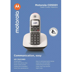 Telefono Cordless Digitale Motorola CD5001