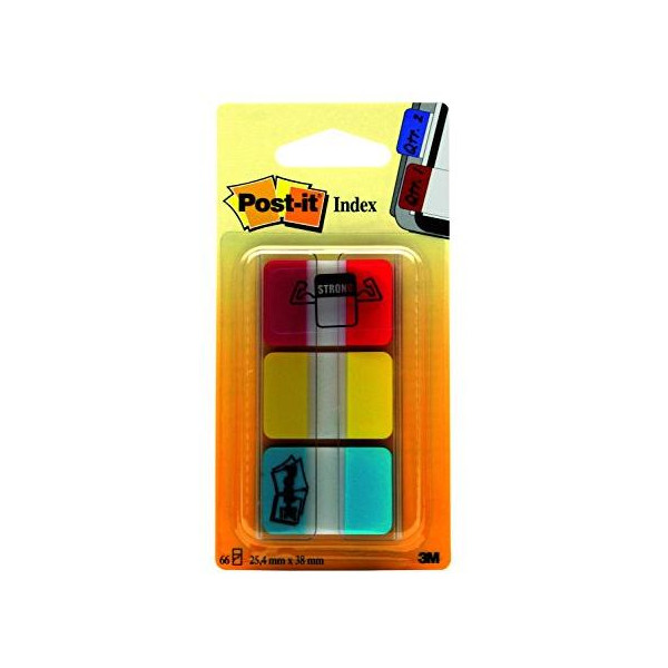 Post-it® Index Strong 686-RYB Box colori classi assortiti